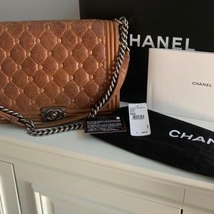 Chanel Le Boy medium Brown 2015